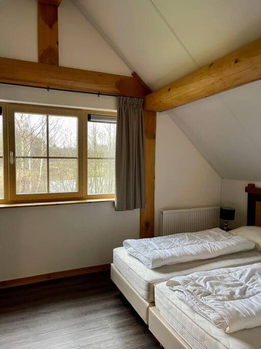 Unieke Houten Villa Met Sauna In Twente - 6P Den Ham Exteriér fotografie