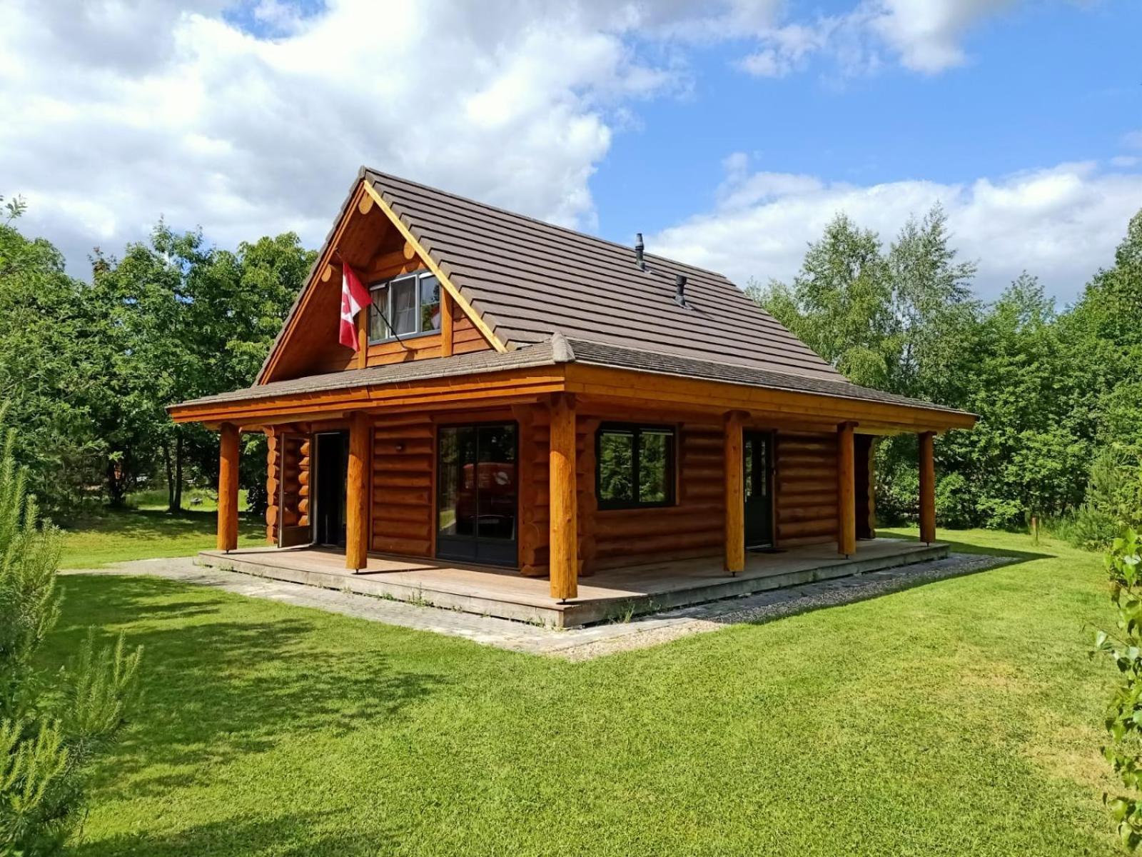 Unieke Houten Villa Met Sauna In Twente - 6P Den Ham Exteriér fotografie