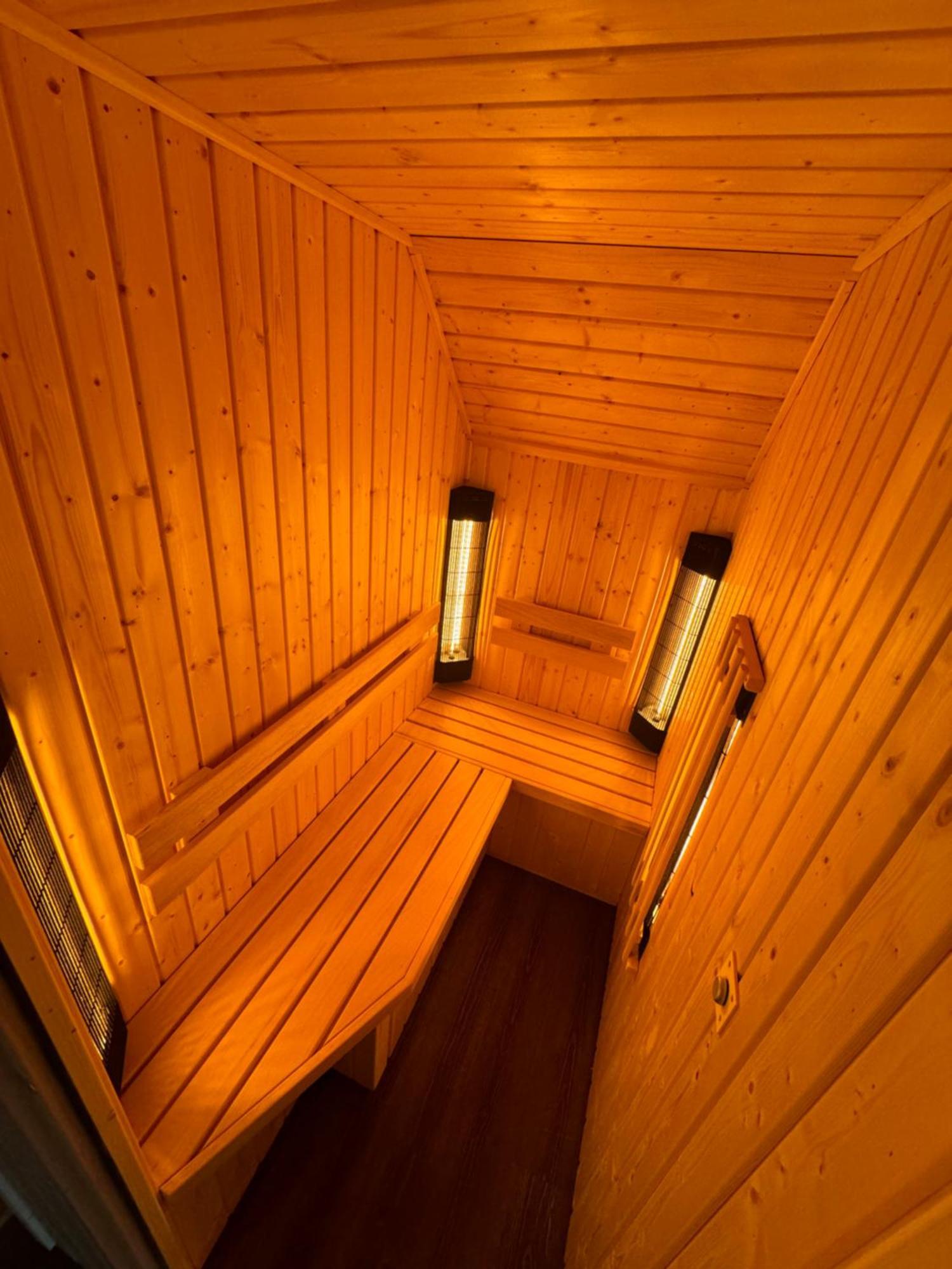 Unieke Houten Villa Met Sauna In Twente - 6P Den Ham Exteriér fotografie