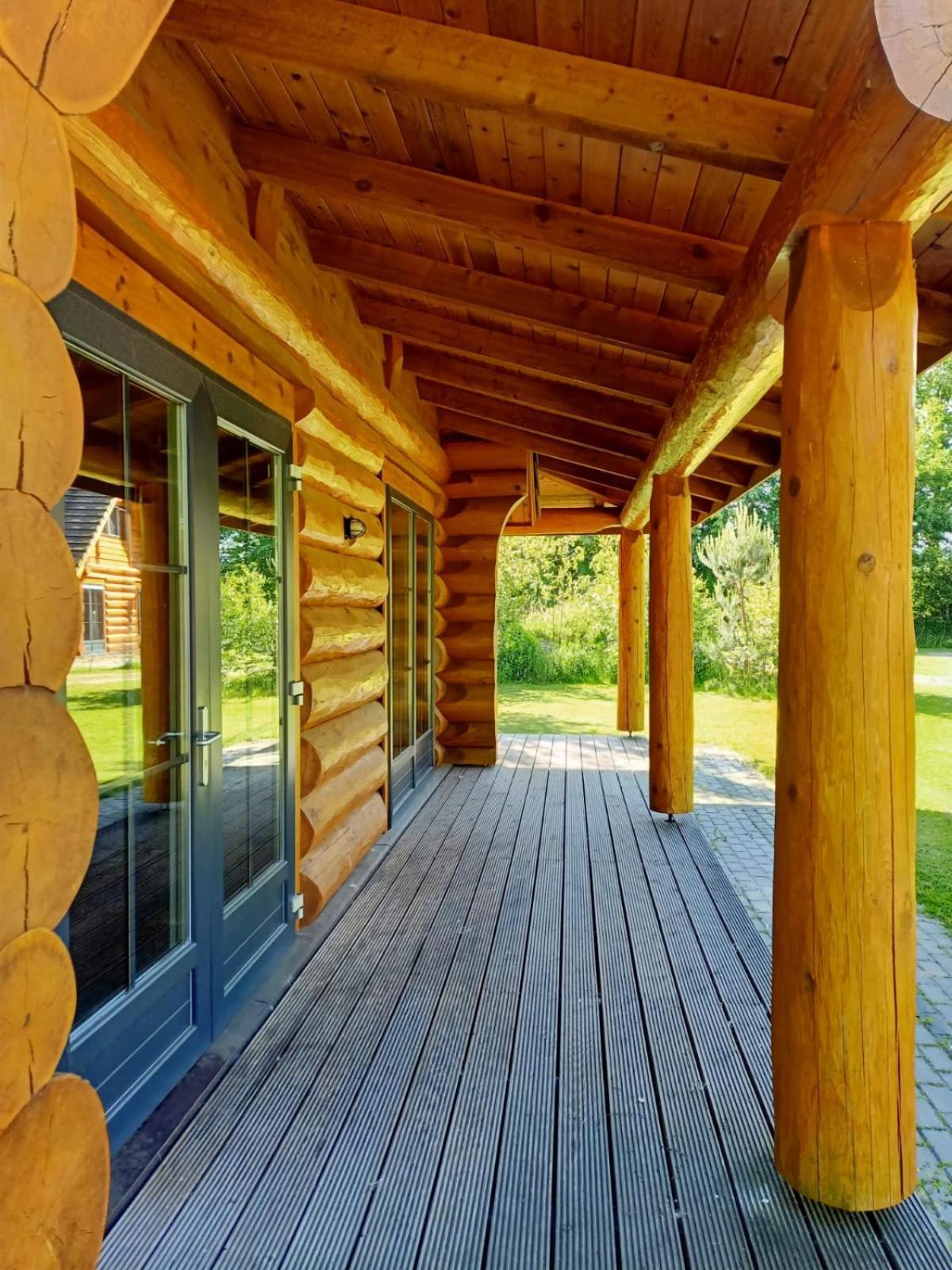 Unieke Houten Villa Met Sauna In Twente - 6P Den Ham Exteriér fotografie