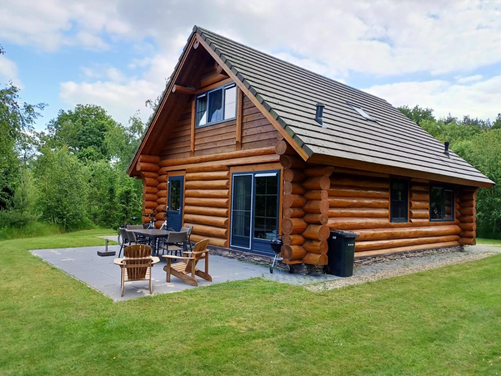 Unieke Houten Villa Met Sauna In Twente - 6P Den Ham Exteriér fotografie