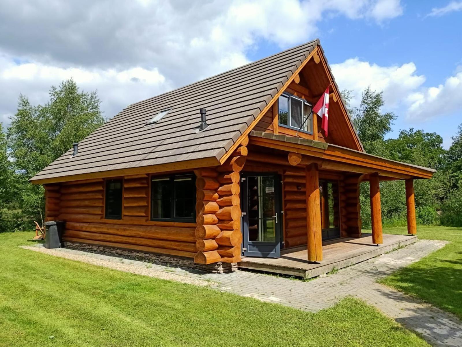 Unieke Houten Villa Met Sauna In Twente - 6P Den Ham Exteriér fotografie