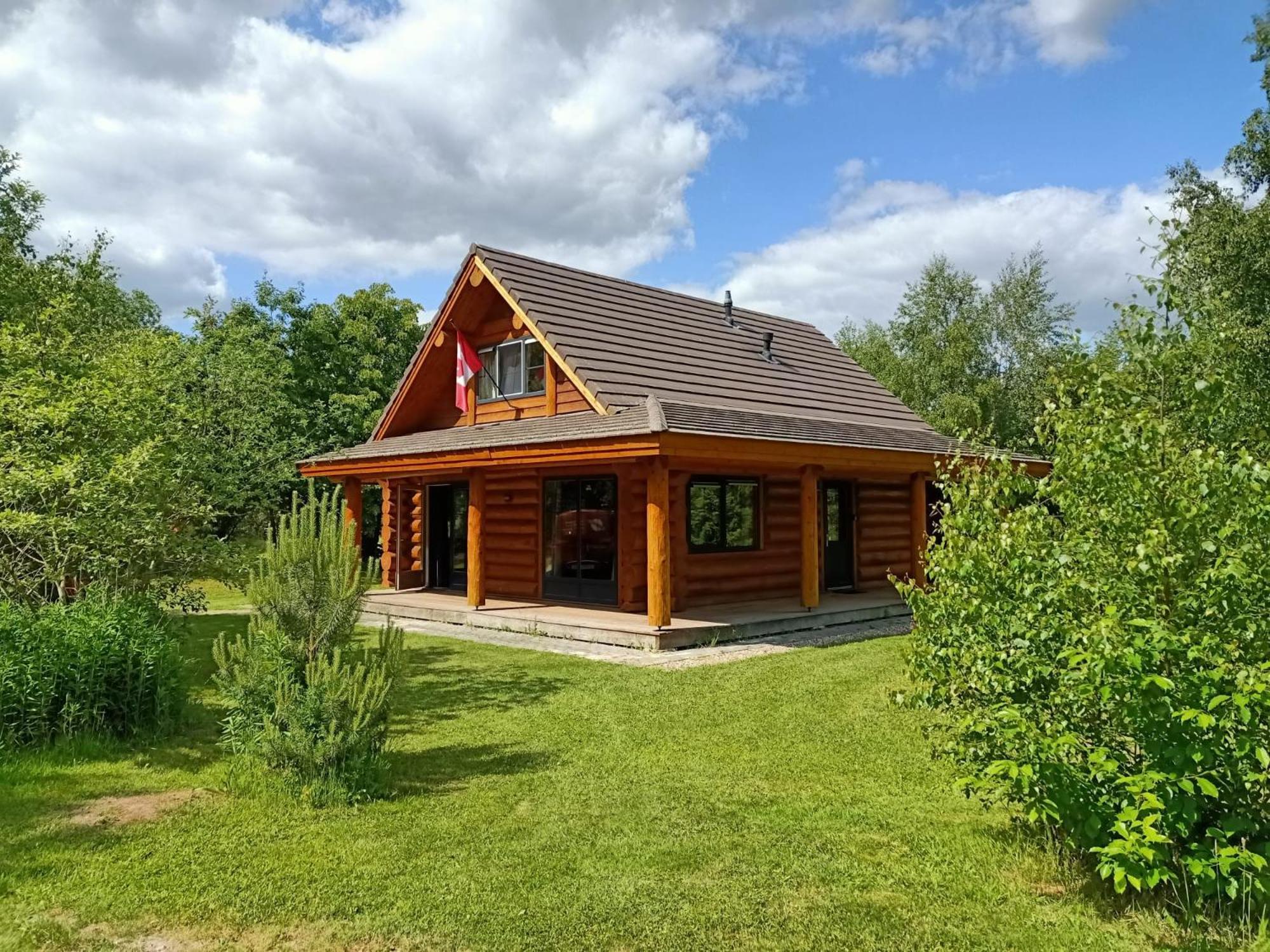 Unieke Houten Villa Met Sauna In Twente - 6P Den Ham Exteriér fotografie